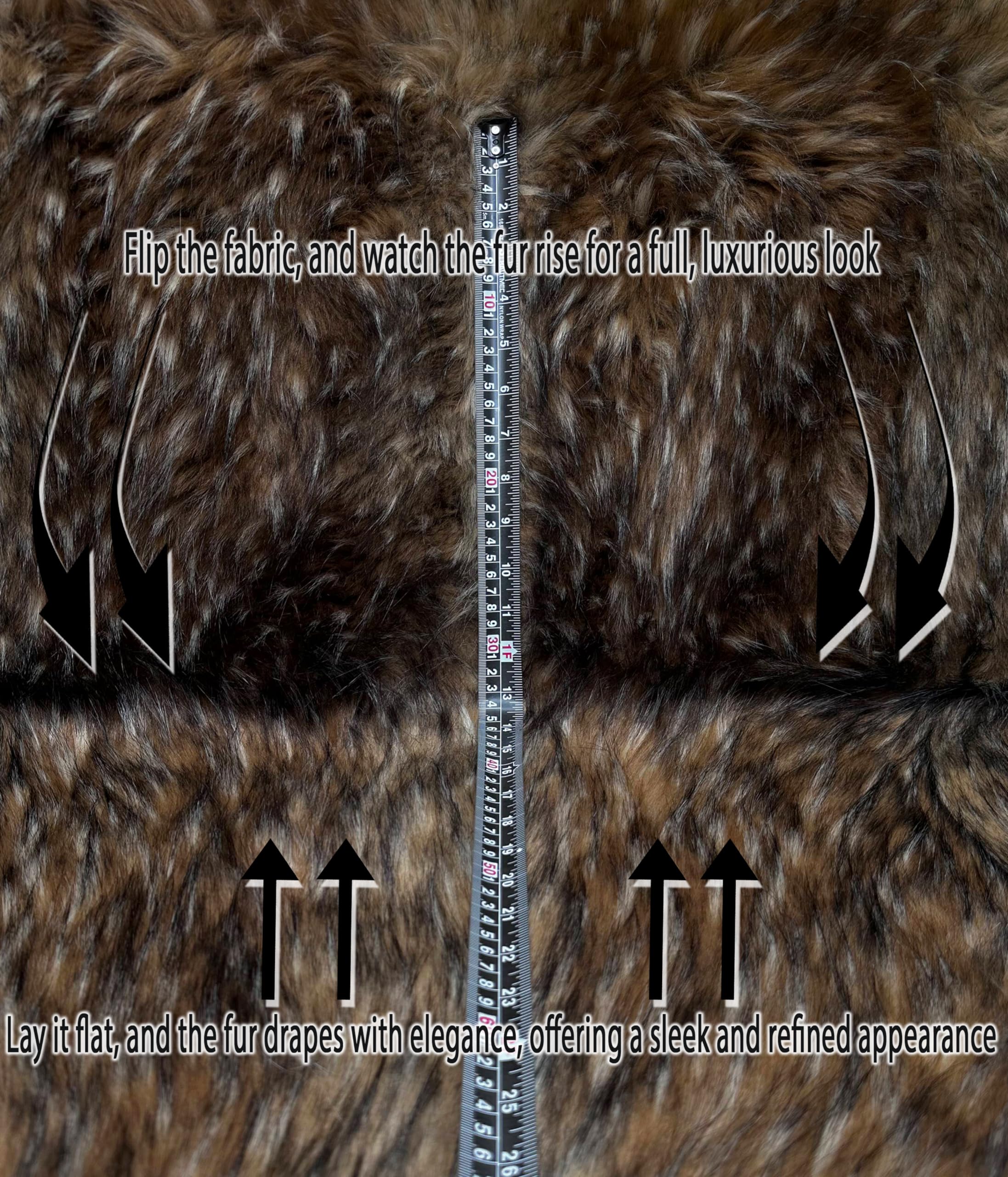 【US ORIGINAL】Animal Fake Fur HuntingVest Amazon.com: Faux Animal Fake Fur 3-inch Long Pile 1400gram Per